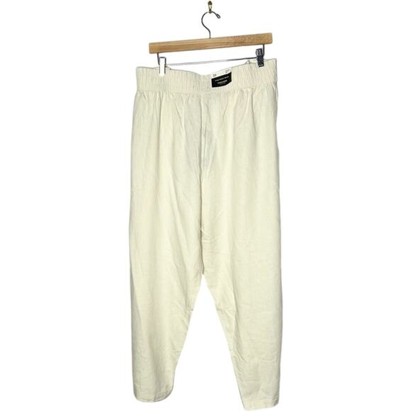 NWT who what wear cream natural waist trousers size 3X - Picture 2 of 6